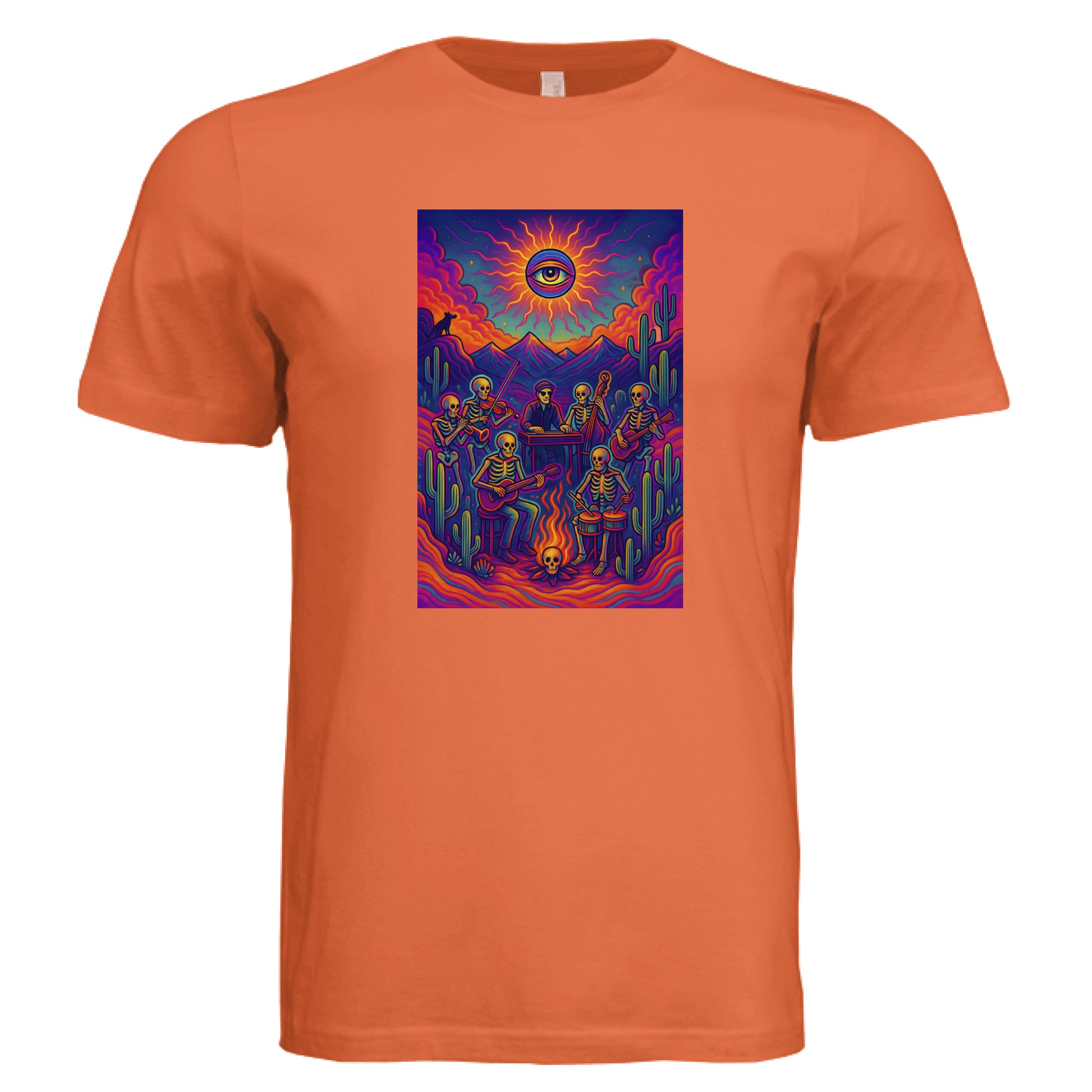 Solid Orange Triblend - FRONT
